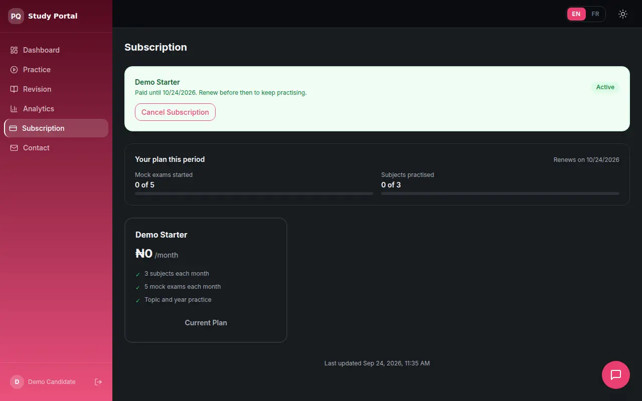 Subscription